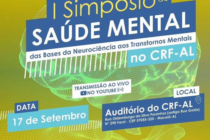 Setembro amarelo: CRF/AL realiza simpósio dedicado a saúde mental