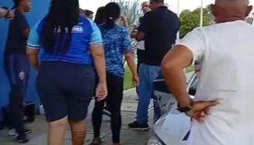 Confusão marcou a manhã no CT Gustavo Paiva