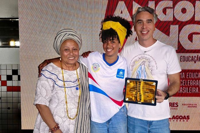 Rafael Brito reafirma compromisso com a educação antirracista e renova apoio ao Projeto Angola Janga