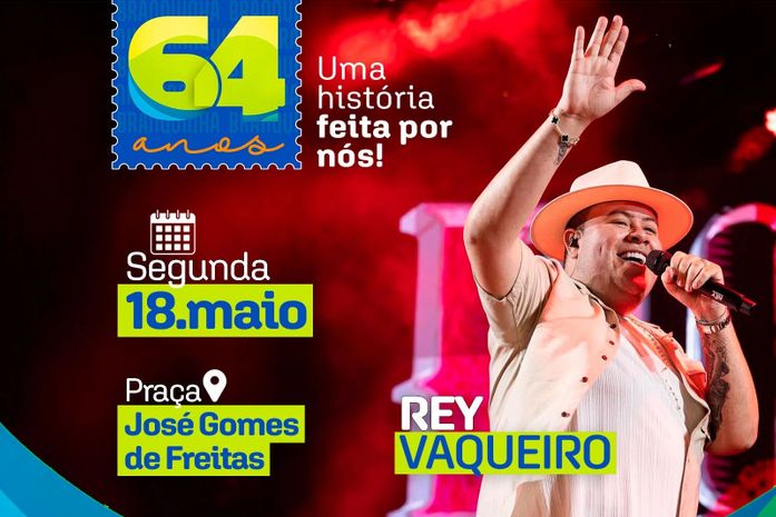 Prefeitura de Branquinha anuncia atração artística do aniversário de emancipação política em Maio