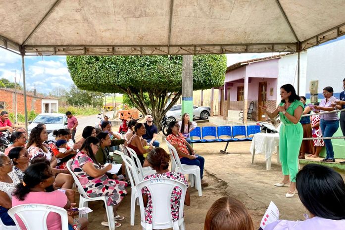 Limoeiro de Anadia promove ação do Agosto Lilás com usuários de UBS da zona rural