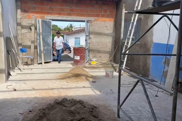 Prefeitura de Anadia está construindo um refeitório para servidores da Viação e Obras
