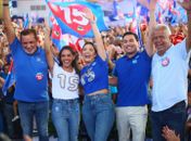 Prefeita Angela Vanessa e Ravena de Neno tem candidaturas oficializadas em convenção histórica em São José da Laje