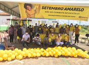 Branquinha a favor da vida: Saúde municipal realiza ação em alusão ao setembro amarelo