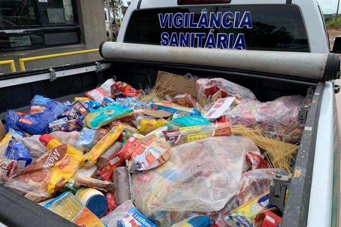 Vigilância Sanitária apreende 1.200kg de alimentos impróprios para consumo