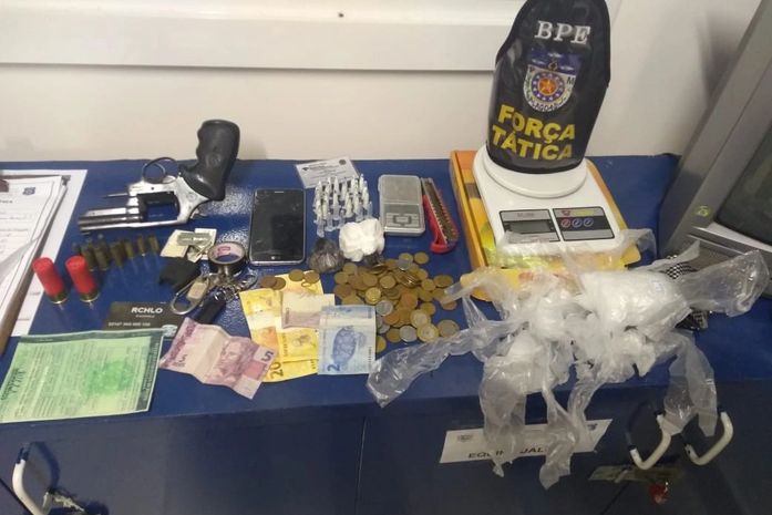 Material apreendido foi encaminhado para a Delegacia de Homicídios