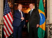 Donald Trump elogia Bolsonaro pelo desempenho no 1º turno das eleições