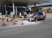 Viatura colide contra carreta de transporte de combustível e dois militares ficam feridos