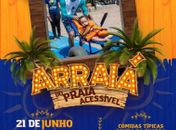 Secretaria Municipal de Esporte realiza Arraiá da Praia Acessível na próxima quarta-feira (21)