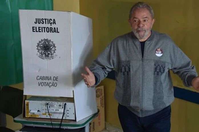Lula votou em São Bernardo do Campo (SP)