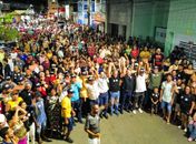 Caminhada com Antonio e Nivaldo Albuquerque leva milhares de pessoas às ruas, em São Brás

