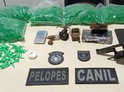 PM apreende 27 armas e 33 quilos de drogas durante a semana em Alagoas