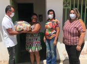400 famílias são beneficiadas com programa de entrega de cestas de alimentos em Anadia