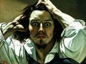 O Desesperado, pintura de Gustave Courbet (França,1819-1877).