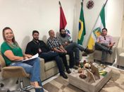 Prefeita Santana Mariano discute crédito para agricultura familiar com equipe do BNB
