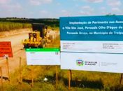 Prefeitura de Traipu inicia pavimentação asfáltica de estradas de acesso a povoados 