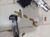 Arma apreendida em Taquarana
