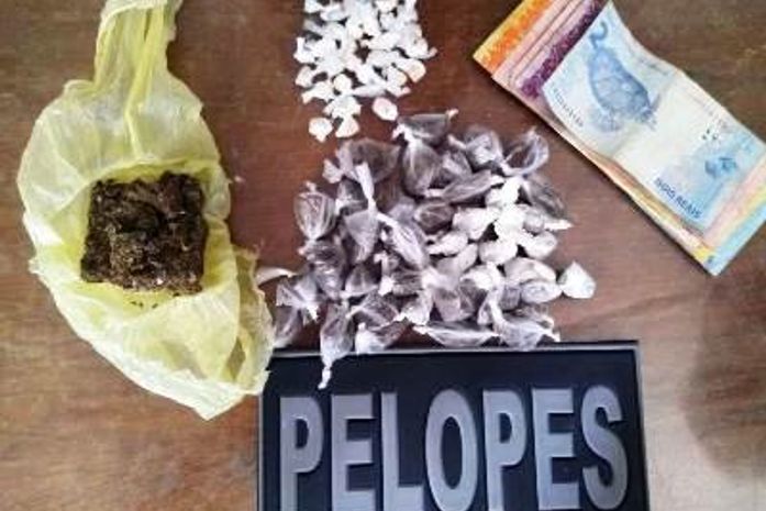 Material apreendido estava com Luiz Felipe da Silva, 19 anos