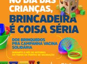 Campanha arrecadará brinquedos para crianças de instituições socioassistenciais em Maceió

