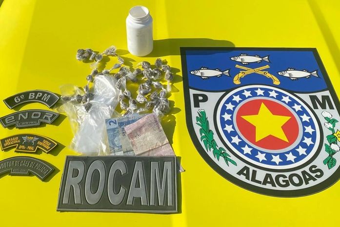 PM apreende armas e drogas na capital e no interior de Alagoas