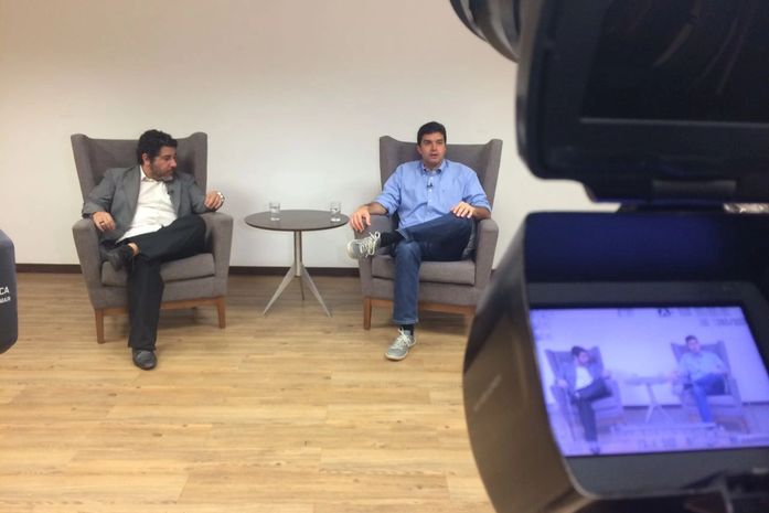 Rui Palmeira (PSDB) participou de sabatina realizada pelo CadaMinuto