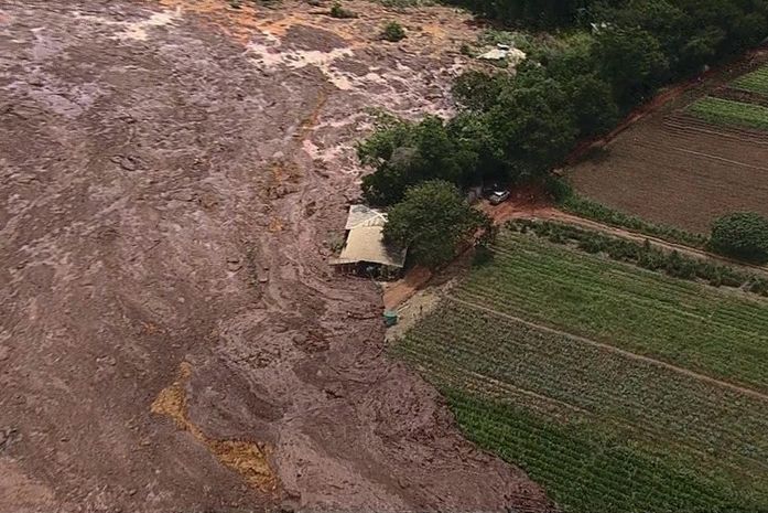 Rompimento da barragem da Vale, em Brumadinho