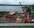 DNIT avança nas obras da ponte que ligará os municípios de Penedo (AL) e Neópolis (SE) 