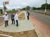 Canteiro central da Avenida Ceci Cunha ganha revitalização em Arapiraca
