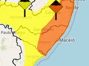Inmet emite alertas para chuvas intensas em Alagoas; 84 municípios estão sob risco