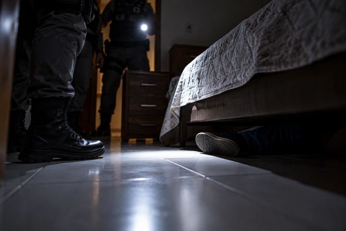 "Valentia": após agredir esposa grávida, homem foge e é encontrado embaixo de cama pela polícia
