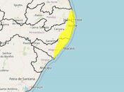 Alerta de chuvas e ventos fortes atinge 47 municípios de Alagoas nesta sexta (27), aponta Inmet