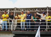 Onda de mudança ganha força no Nordeste com Flávio Bolsonaro e Alfredo Gaspar em agendas no Ceará, Pernambuco e Bahia

