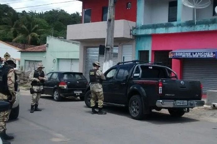 Forças policiais fazem saturação em Mata Grande