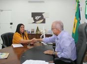 Teófilo recebe presidente da ACALA e discute criação de comitê de estimulo a produção literaria