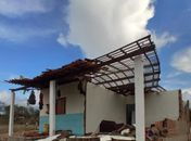 "Tornado" deixa comunidade em pânico em Estrela de Alagoas e provoca estragos 