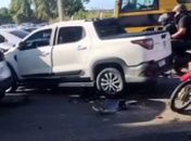 Engavetamento com cinco veículos trava trânsito na Av. Durval de Góes Monteiro
