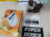 Mais de 10kg foram apreendidos durante apreensão no bairro Primavera, em Arapiraca.