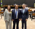Rafael Brito recebe lideranças em Brasília durante a Marcha dos Prefeitos


