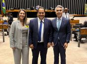 Rafael Brito recebe lideranças em Brasília durante a Marcha dos Prefeitos

