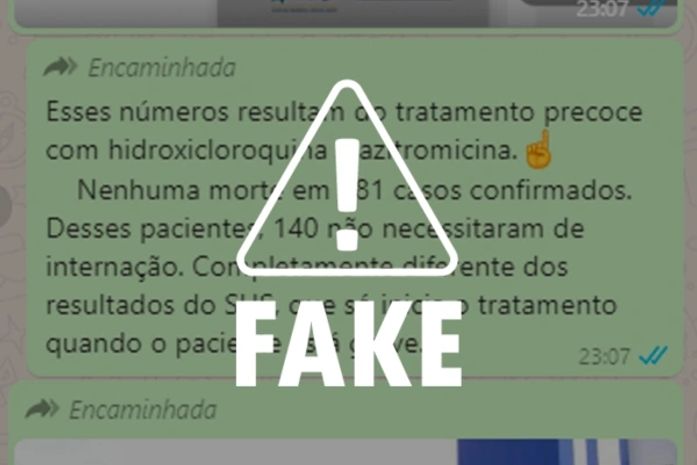 É falsa a informação de que hospitais públicos seguem protocolo diferente para tratar a Covid-19