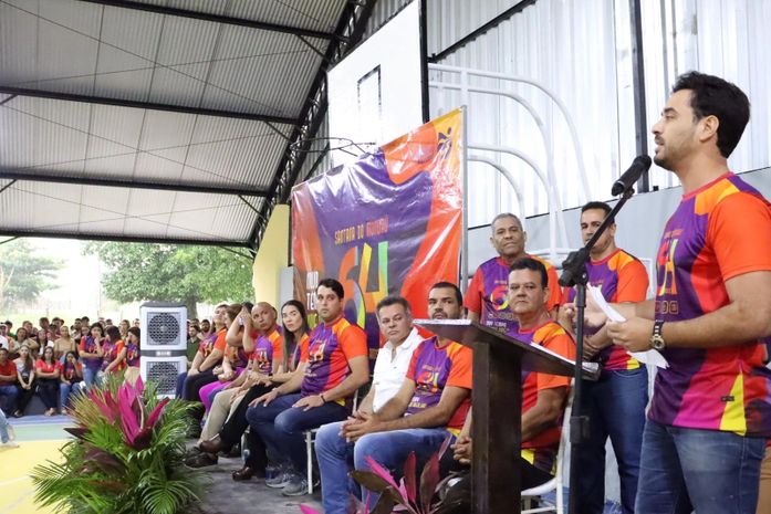 Secretário de Educação de Santana do Mundaú faz discurso emocionado em entrega de obras