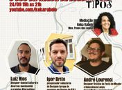 Live destaca a identidade de projetos culturais através do uso de logotipos em régua no YouTube com fazedores do design gráfico e de interiores