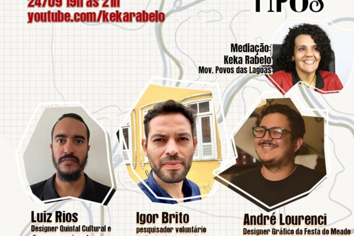 Live destaca a identidade de projetos culturais através do uso de logotipos em régua no YouTube com fazedores do design gráfico e de interiores