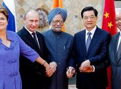 Líderes dos Brics reunidos em 2012
