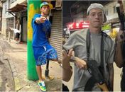 Rapper britânico ostenta fotos com armas em favela no Brasil