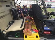 Helicóptero da SSP realiza traslado de paciente vítima de AVC 