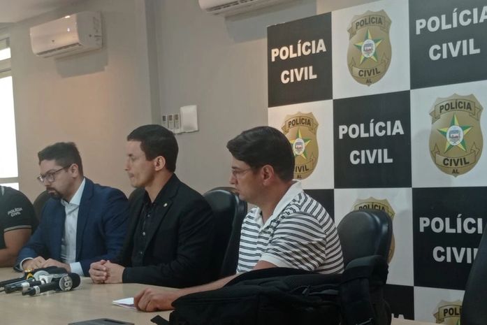 Coletiva na sede da Delegacia-Geral