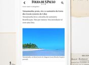 
Folha de São Paulo destaca as belezas de Porto de Pedras 