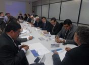 A sessão inaugural do Plenário ocorrida nesta segunda marcou o primeiro encontro da nova composição de Colégio de Vogais (Foto: Ascom Juceal)