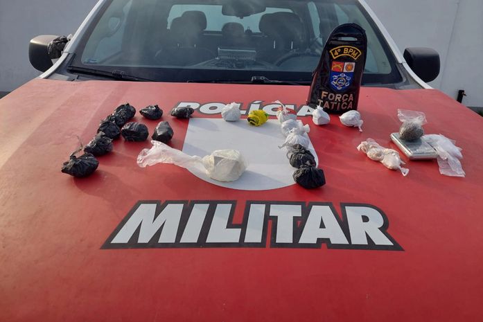 Crack, maconha e cocaína: ação da PM resulta na apreensão de drogas em Maceió